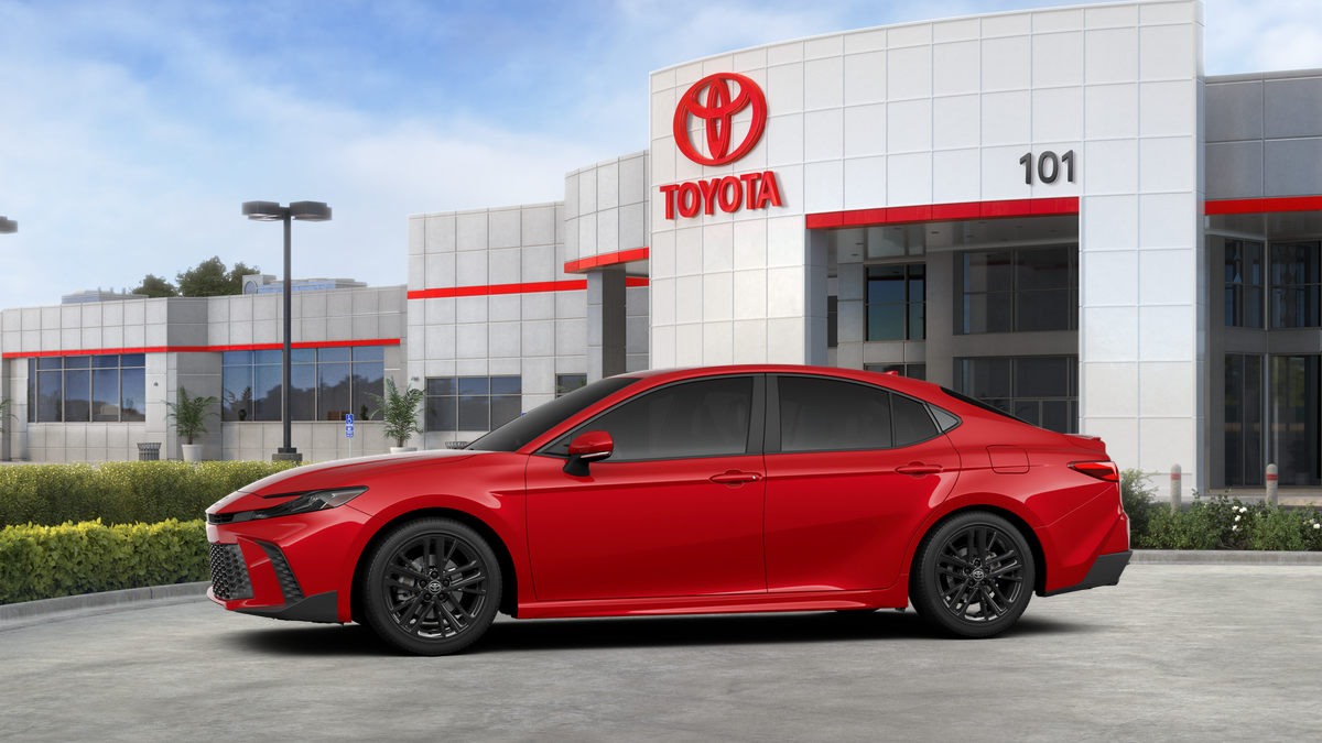 2026 Toyota Camry — rear three-quarter view