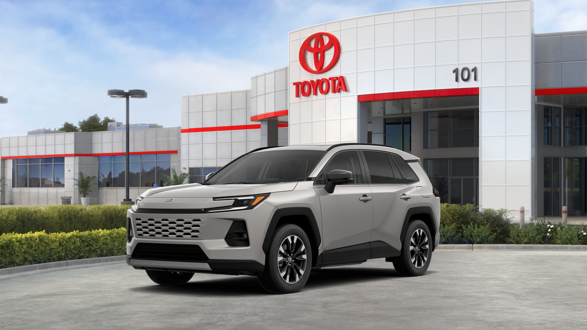 2026 Toyota RAV4 Limited in Meteor Shower — front three-quarter view