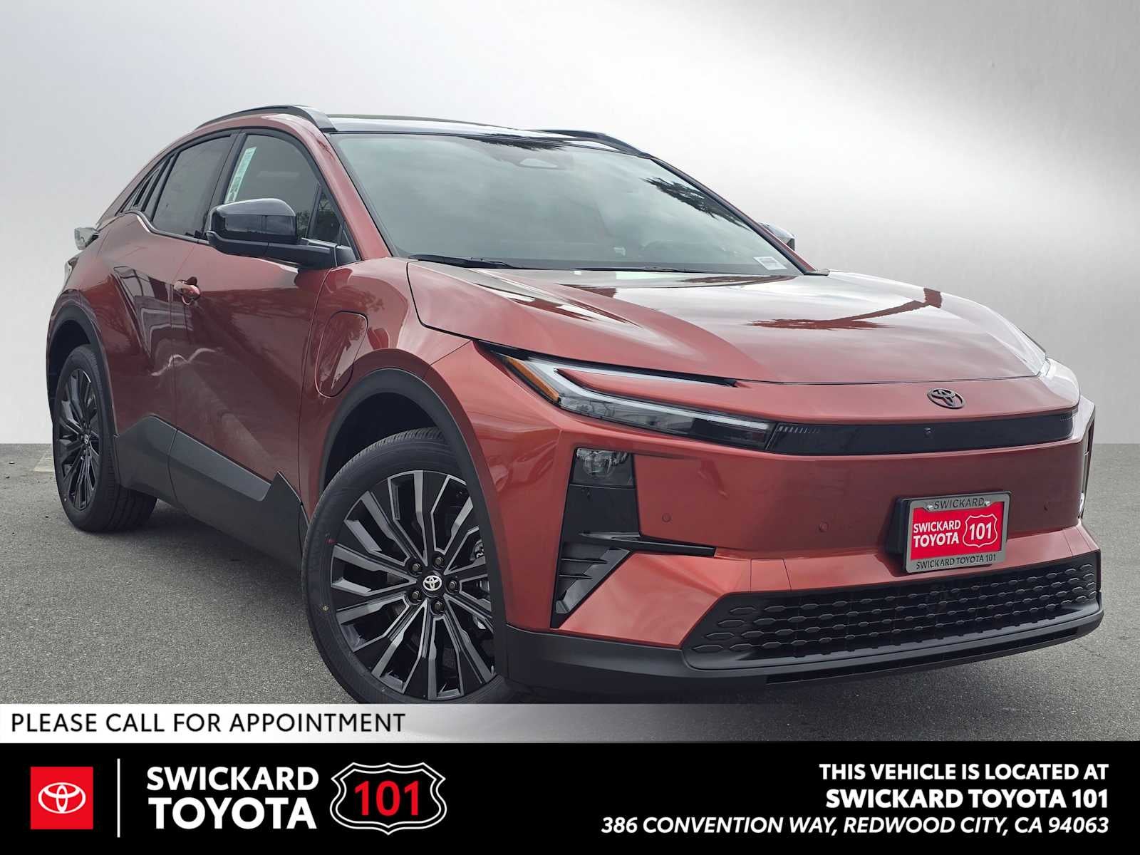 2026 Toyota C-HR XSE in Tandoori — front three-quarter view